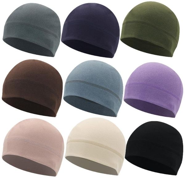 

cycling caps & masks 1pc warm fleece hats winter autumn classic outdoor windproof hiking fishing hunting military tactical, Black