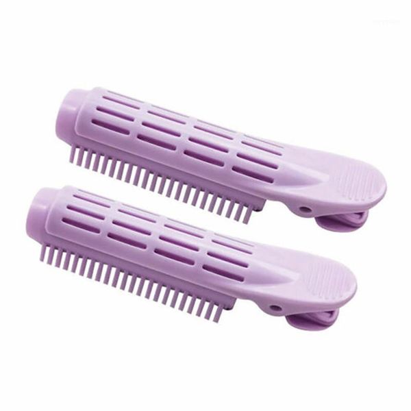 

hair styling tools convenient hairstyle care durable plastic curly fluffy clip 2pcs curler1