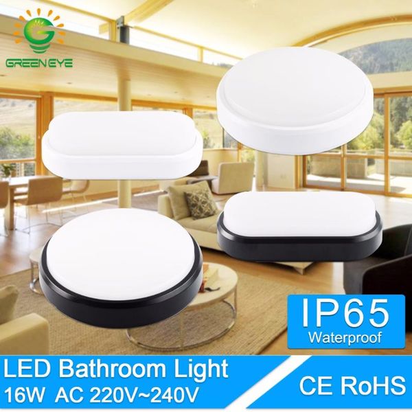 

downlights greeneye downlight led 12w 16w 220v 240v 2835smd kitchen for hallway bathroom ip65 acryl high brightness lamp