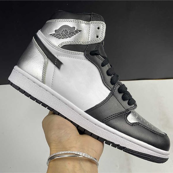 

(boxed) men's jumpman 1 basketball shoes and women's silver toe outdoor casual sports1ekt