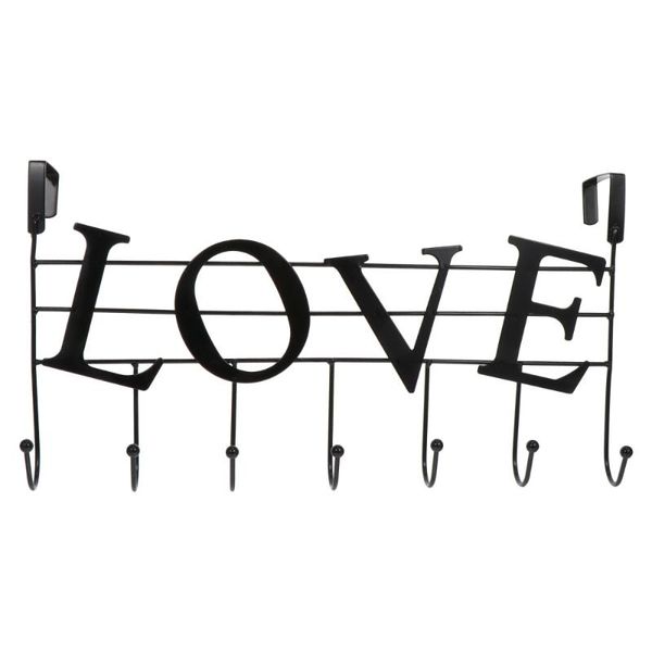 

hooks & rails 1pc decorative storage hook metal coat hat behind the door hanging