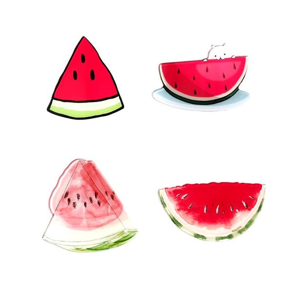 

pins, brooches vintage acrylic for women cute watermelon lapel pin beautiful jewelry badges backpacks accessories party pins, Gray