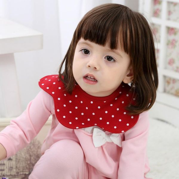 

bibs & burp cloths baby waterproof 360 degree boys girls bandana absorb bib cloth kids scarf flower round for accessories