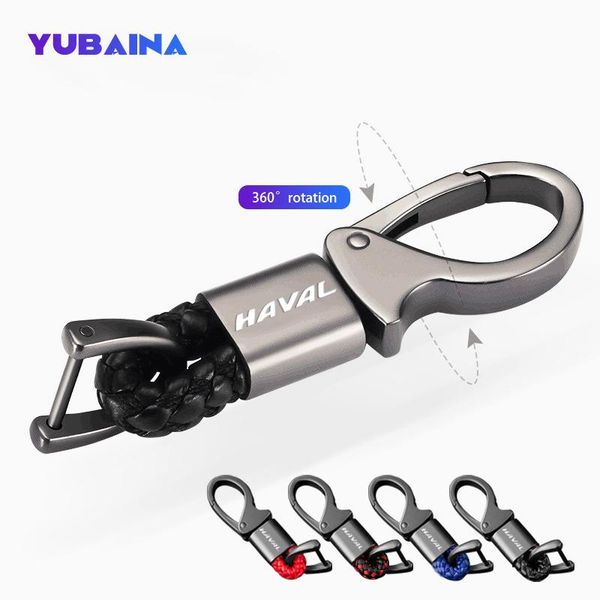 

keychains for haval great wall cuv h3 h5 h2 h1car keychain metal leather key chain car lnterior decoration accessories, Silver