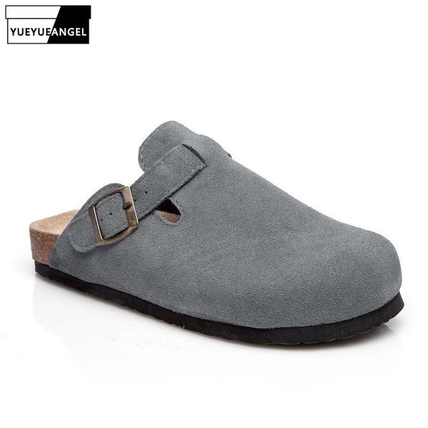 

slippers men slides beach designer flat shoes closed toe sandals summer fashion outside breathable plus size, Black