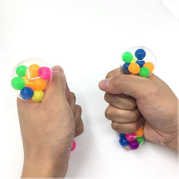 

6cm beads vent ball tpr soft glue decompression toys pinch happy children's