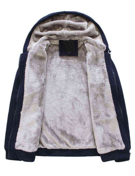 

coat pants sweater casual loose men's winter warm plush two-piece set, Black;brown