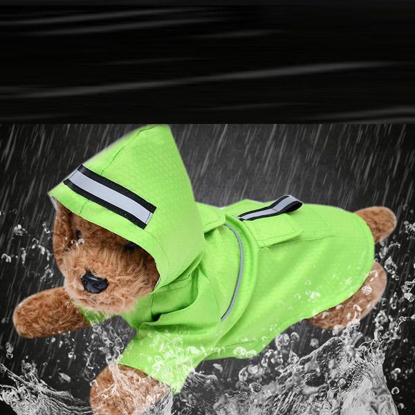 

dog apparel creative double-layer pocket clothes multi-specified wind and rain snow-proof small teddy raincoat