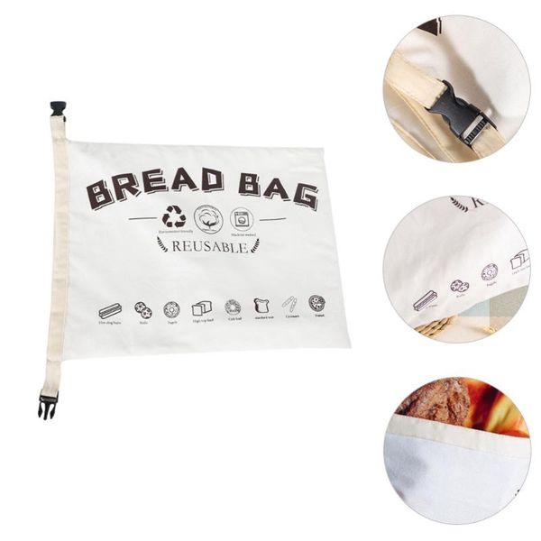 

storage bags 1pc release buckle bread bag reusable homemade pouch