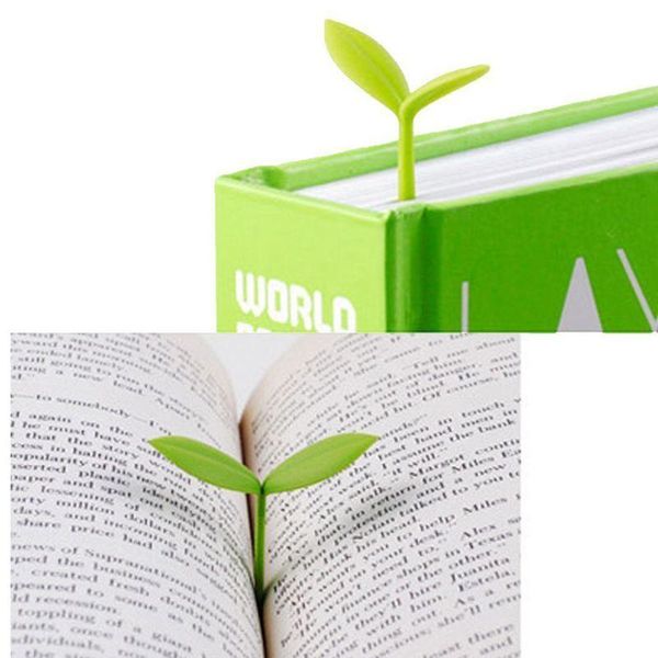 

bookmark 6 x creative little bookmarks silicone buds cute grass (light green)