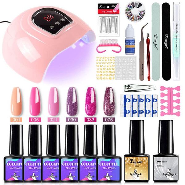 

nail art kits lamp grinding machine set full beginner uv polish tool manicure implement potherapy