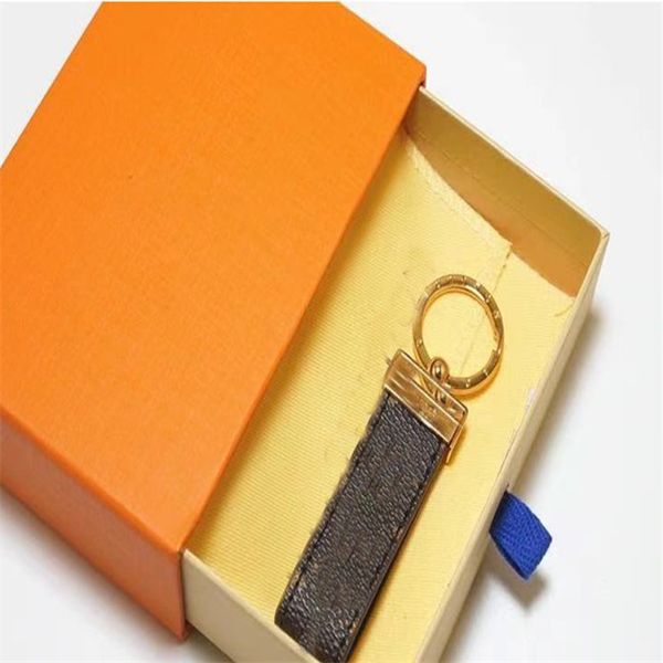 

designer fashion key ring key ring lover car key ring handmade leather men women bag pendant accessories 4 colors, Silver