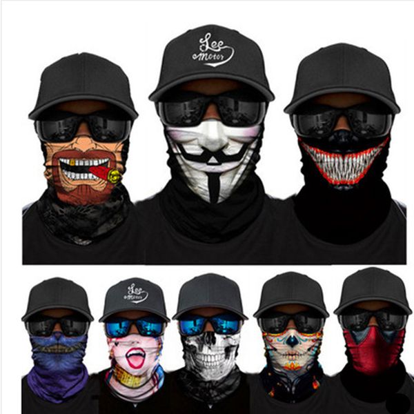 

magic figure headscarf protective mask sports riding seamls scarf