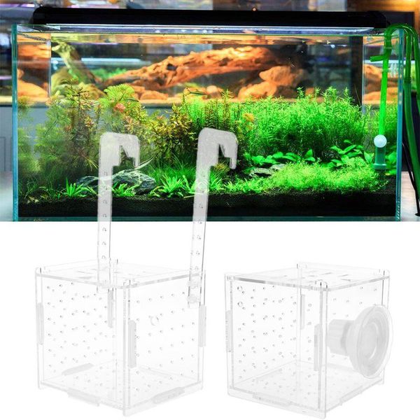 

aquariums aquarium fish breeding isolation box for baby hatchery incubator cage with sucker hook