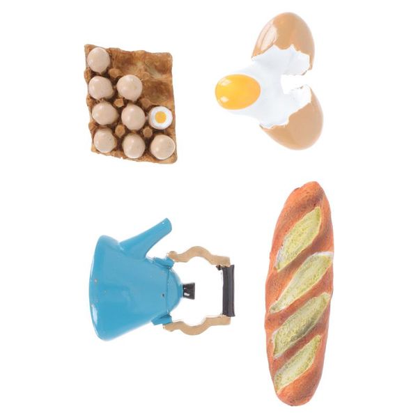 

fridge magnets 4pcs refrigerator food sticker magnetic cartoon styles