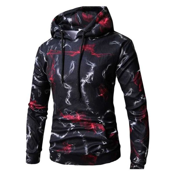 

men's hoodies & sweatshirts hoodies,hoodies,sweatshirt,sweatshirts,men's printed hoodie, loose warm long sleeve fashion with 4 col, Black