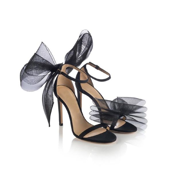 

designer women high heels dress shoes ballet sandals lace bow wedding party prom shoes, Black
