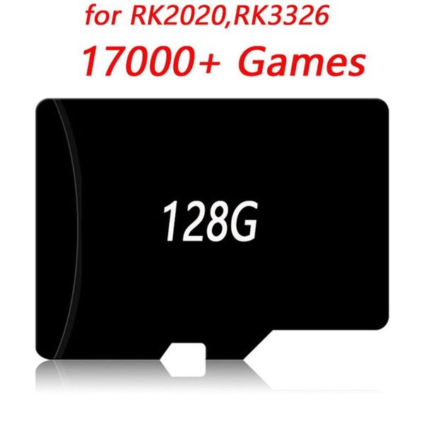

portable game players rg351p 128g memory card 16g 32g 64g tf for rg350 rg350p rg350m q80 rg280m rk2021 rk3326 retro ps1 games
