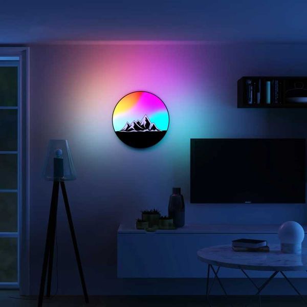 

wall lamp creative modern design led mural living room sofas bedroom background decorative rgb lighting
