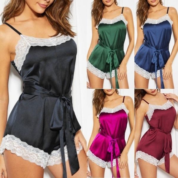 

lingerie lace pajamas home cloth suit temptation, Black;white