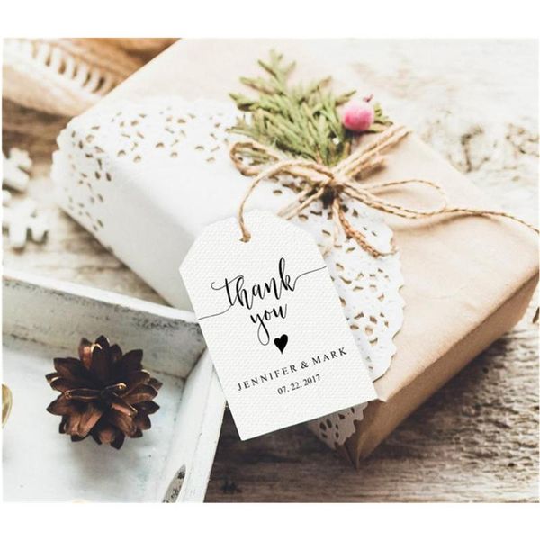 

greeting cards wedding tags thank you gift personalized favor rustic tag