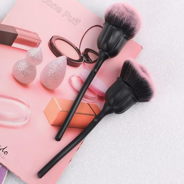 

nail brushes rose art dust brush for manicure beauty blush powder fashion gel accessories material tools, Yellow