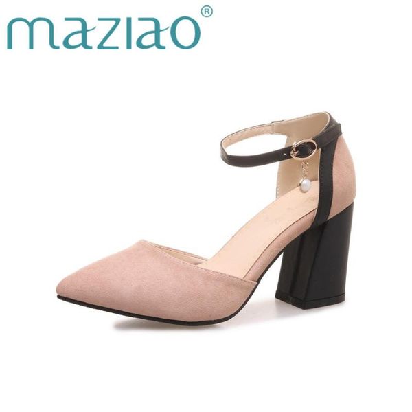 

ankle strap high heels shoes woman fashion party in spring women pointed toe pumps sandalias de verano para mujer sandals, Black