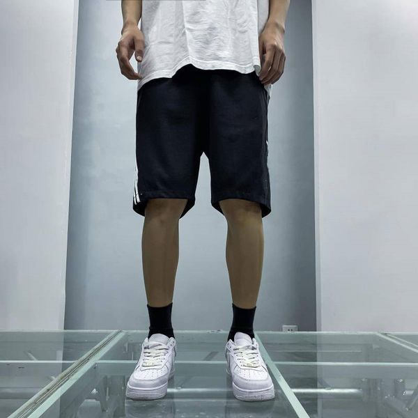 

21ss mens sports outdoor running jogging fitness short pants male shorts pant breathable loose simple sport style size :s-2xl, White;black