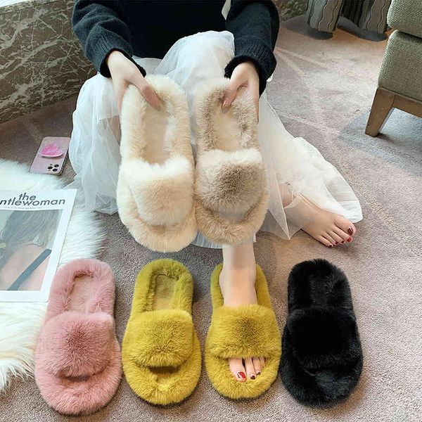 

slippers teddy shoes slippers for adults herd female slipers luxury slides flat skin soft designer roma tissue autumn oan9, Black