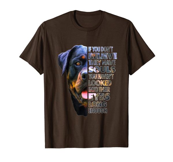 

Rottweiler Soul I Love Rotties Dog Lover T-Shirt, Mainly pictures