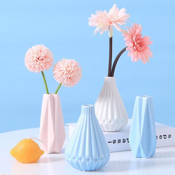 

vases ceramic vase decoration living room flower arrangement dried creative simple device table