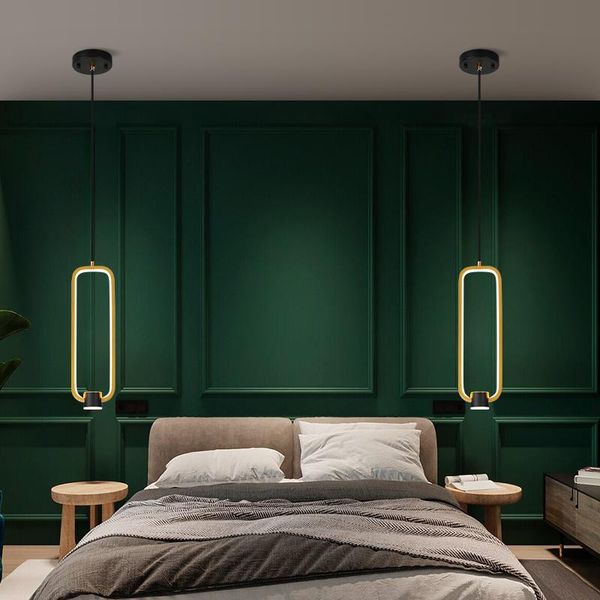 

chandeliers nordic bedside chandelier modern minimalist bedroom bar table led light designer creative cafe restaurant small