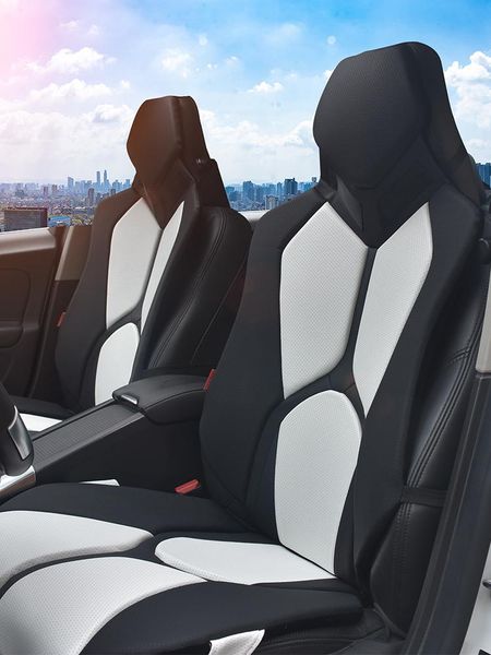 

pc front seat cover auto main driver cushion breathable thickened racing sports car decor customized interior covers