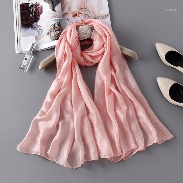 

2020 women scarf winter hijabs tessale tassels long lady shawls cashmere like white1, Blue;gray