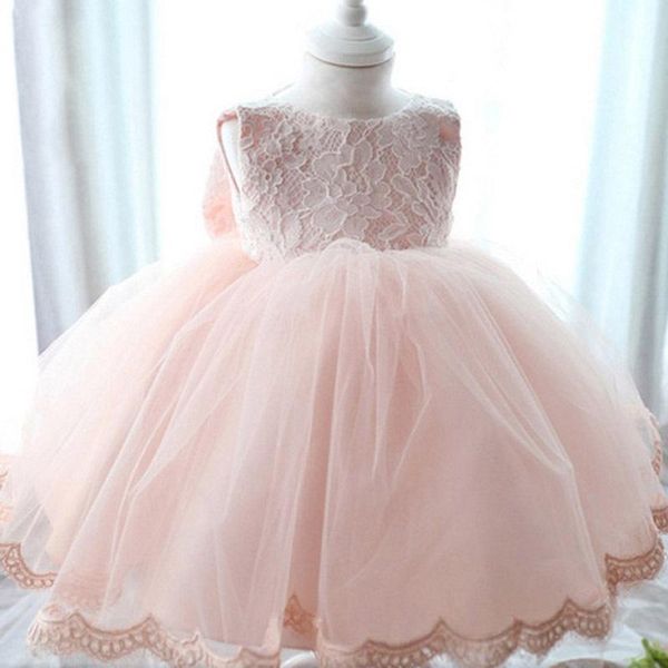 

girl's dresses toddler girls princess dress kids party 0-9 years baby clothing xmas lace, Red;yellow