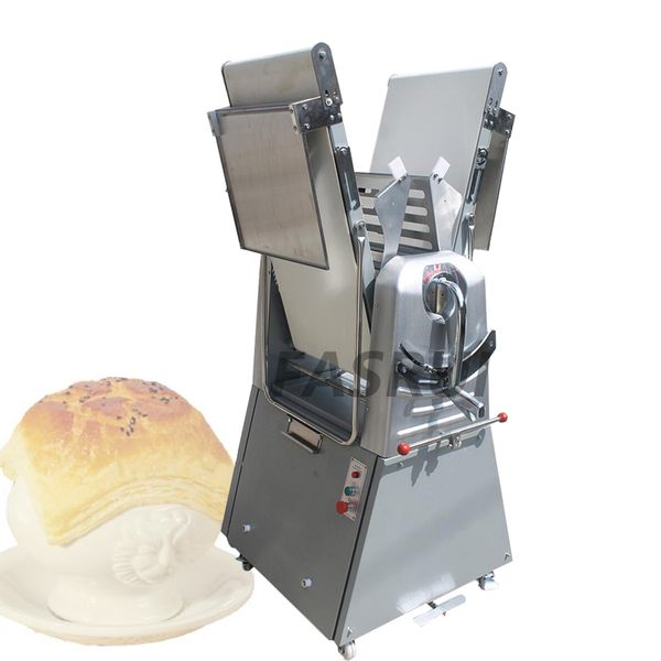 Multifuncional Comercial Elétrico Pão Massa de Pastelaria Máquina de Encurtamento Pizza Slicing Maker Roller Press Sheeter Fabricante