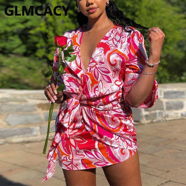 

short sleeve v neck tropical printed boho beach dress 210702, Black;gray