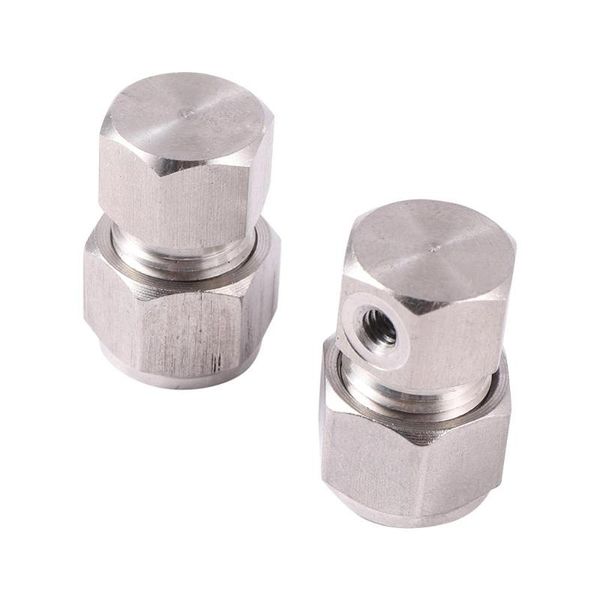 

watering equipments high pressure atomization system non-slip lock end cap connector 3/8 water pipe fitting 3/16" thread misting nozzle