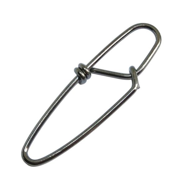 

500/1000pcs swivels fishing snap hooks connector lock hooked stainless steel feeder carp equipment