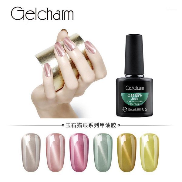 

jade cat's eye glue lasting removable nail polish 10 ml potherapy plastic art1
