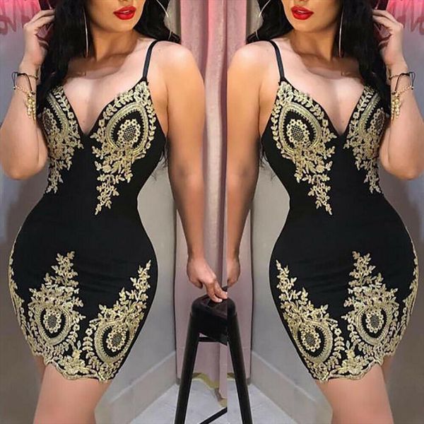 

polyester spaghetti slim strap womens dresses bandage bodycon evening party club short mini, Black;gray