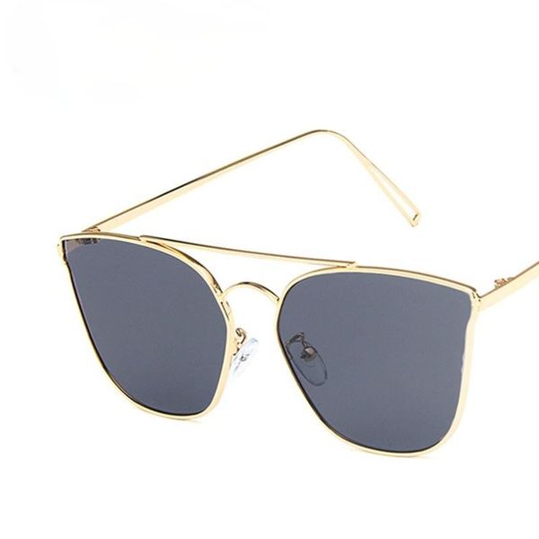 

metal sunglasses 2021 retro all-match sun glasses trend, White;black