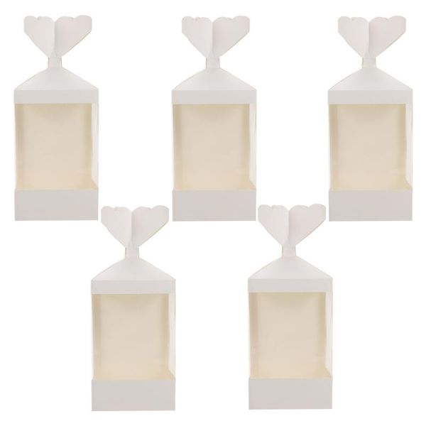 

gift wrap 5pcs bouquet packaging boxes flower window handy