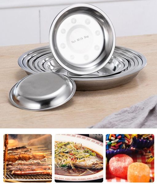 

bowls stainless steel bowl 1pcs kitchen restaurant dinner soup rice