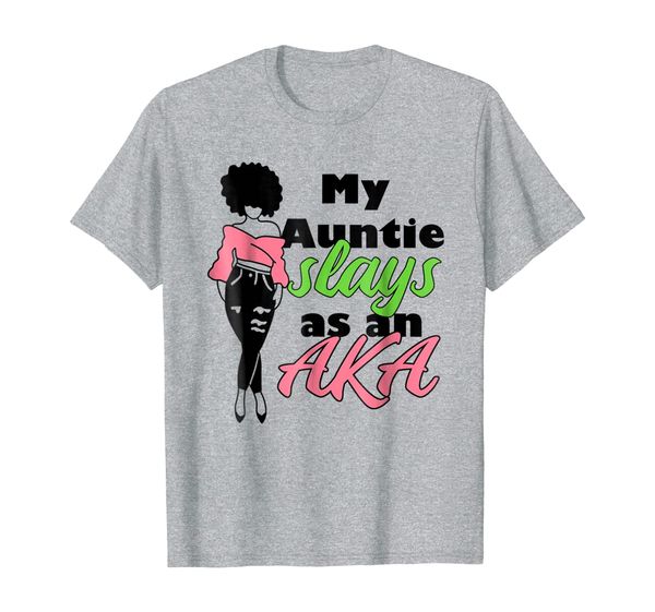

aka sorority paraphernalia gift shirt for pretty alpha aunt, White;black