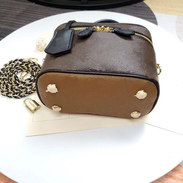 

retro classic fashion women mini beauty case grooming essential with weaved strap cosmetic bag make up toiletry bag