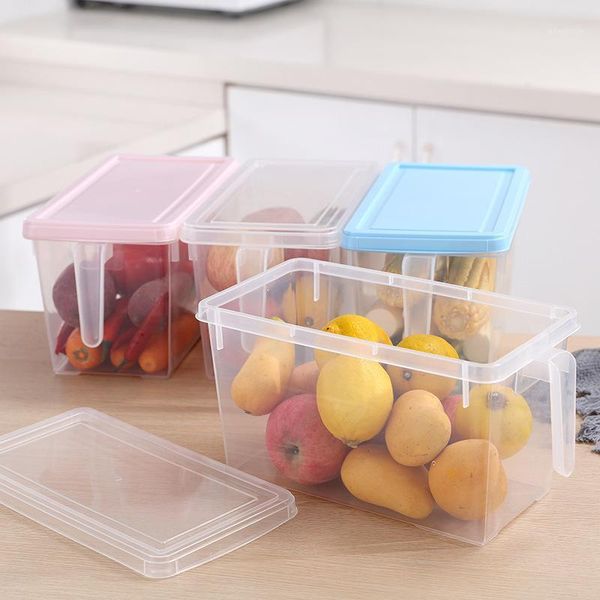 

storage bottles & jars 31*15*16cm food container crisper refrigerator organizer transparent case for kitchen household