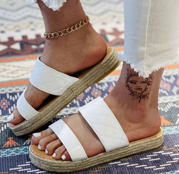 

women's summer retro wedge sandals ladies slides causal comfortable slippers woman soft pu leather female shoes, Black