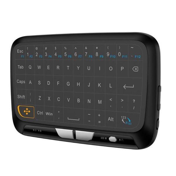 

keyboards h18+ 2.4ghz mini wireless keyboard with full touchpad backlight function air mouse backlit for android smart tv