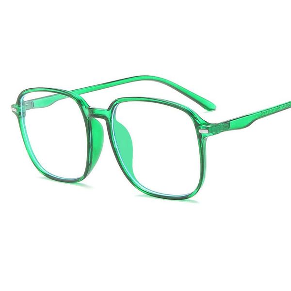

fashion sunglasses frames 2021 square meter nail flat mirror classic student glasses frame can be equipped with myopia frame., Black
